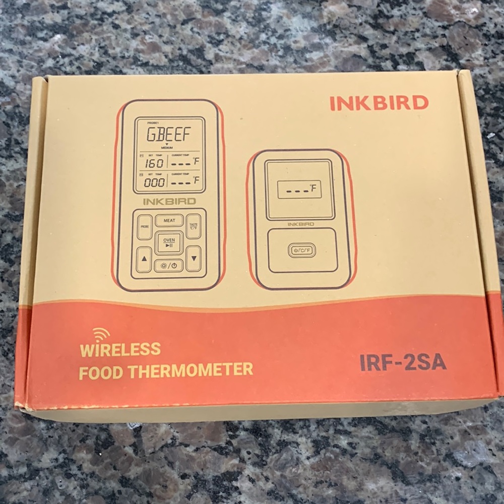 INKBIRD wireless food thermometer IRF-2SA NIB